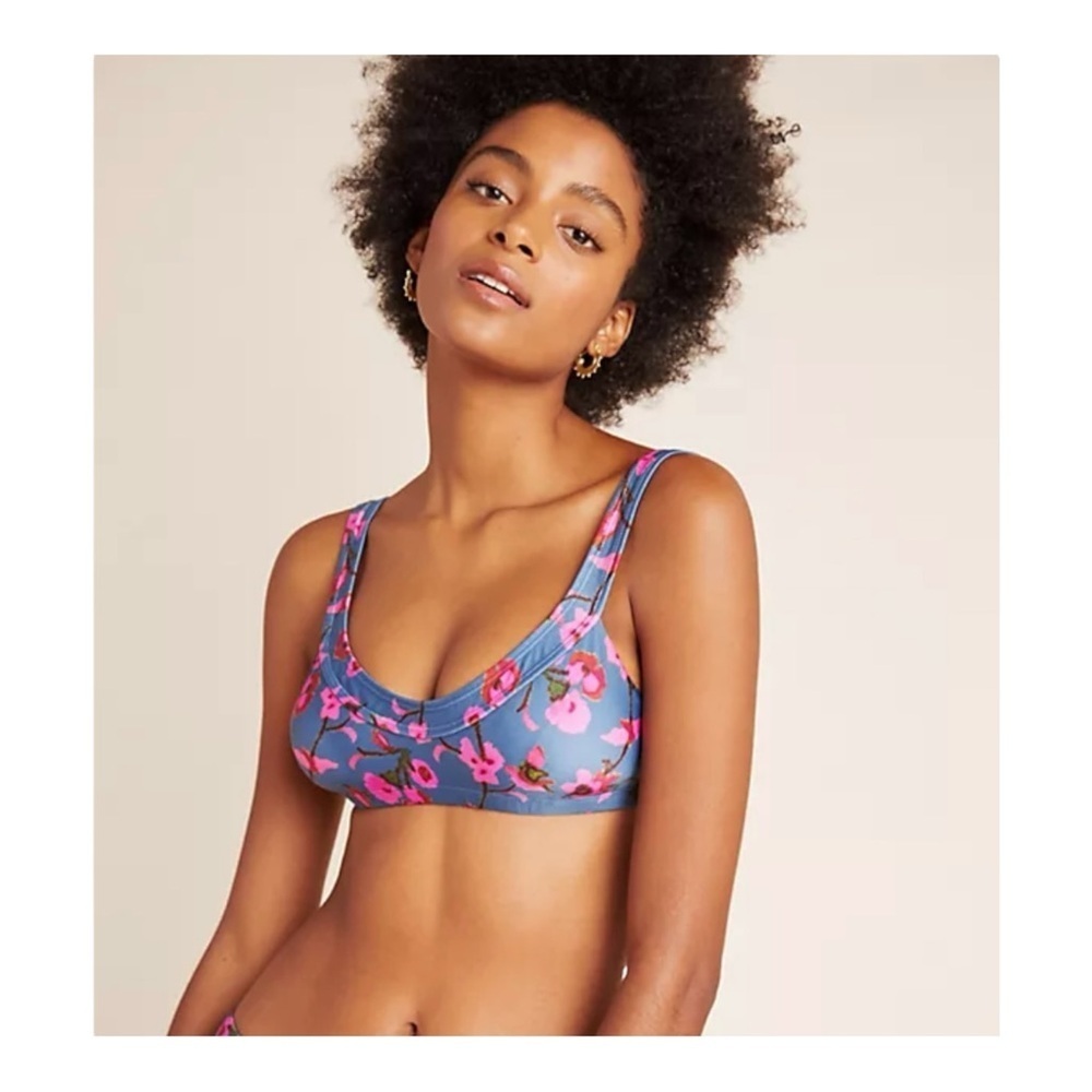 ViX Fiore Floral Bikini Top NWT